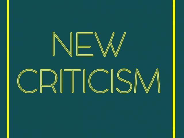 a new criticism essay